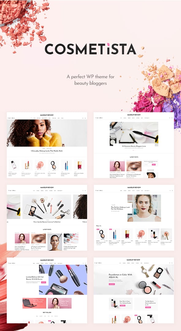 Cosmetista - Makeup Review Beauty WordPress Theme | cmsmasters studio