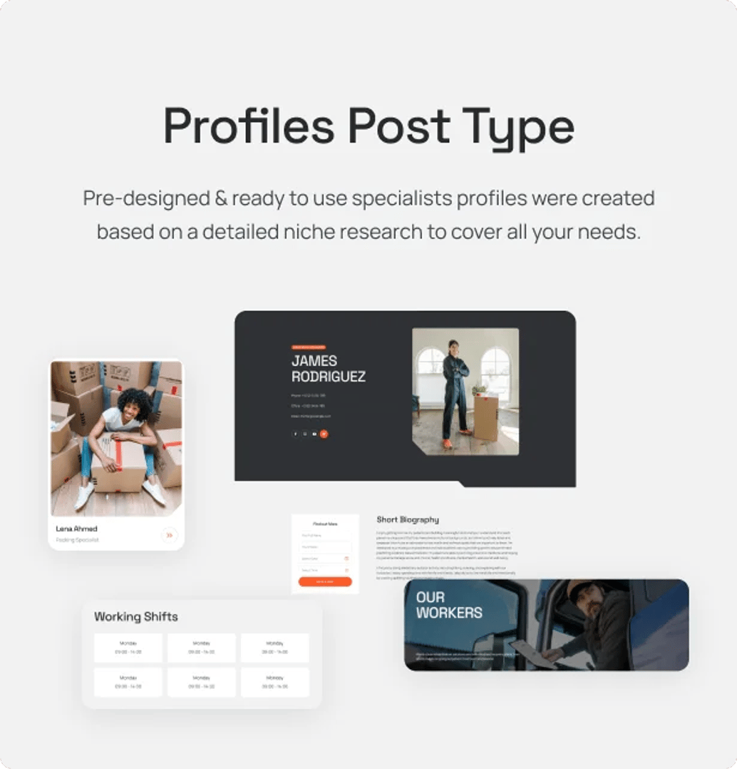 Cargo Trucking - Transportation Services & Logistics WordPress Theme - Profiles Post Type | CMSMasters studio