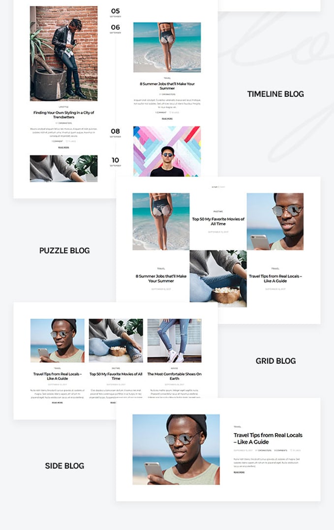 Blogosphere - Magazine and Blog WordPress Theme - Blog Styles | Cmsmasters studio