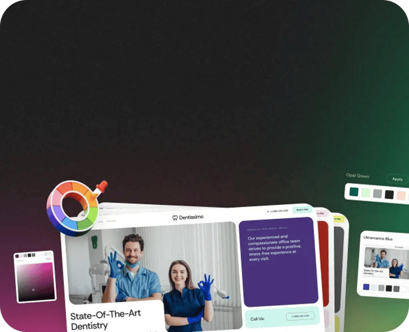 Dentissimo - Medical & Dentist WordPress Theme - 8 designer-made color palettes | CMSMasters studio