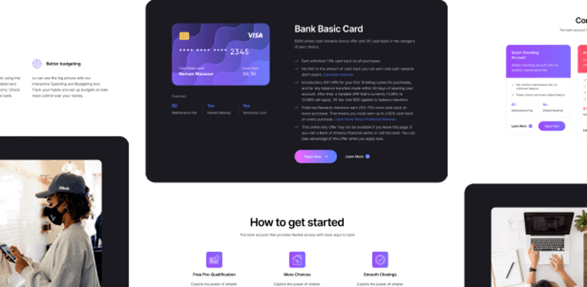 Cyberbank WordPress Theme - Useful Blocks