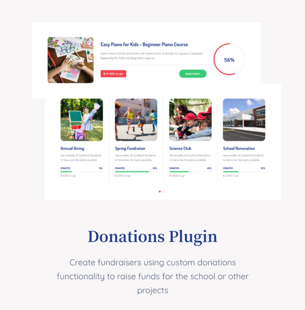 Ecole - Education & School WordPress Theme - Donations Plugin | cmsmasters studio