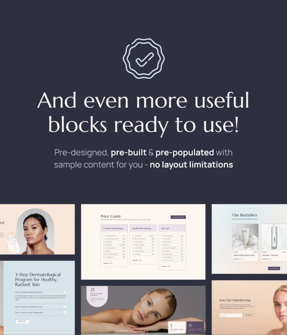 Pure Skin - Dermatology Clinic & Cosmetology WordPress Theme - Useful Blocks | CMSMasters studio