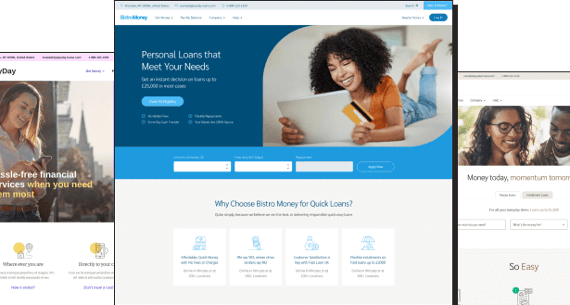 Swift Loan WordPress Theme - Demo Websites
