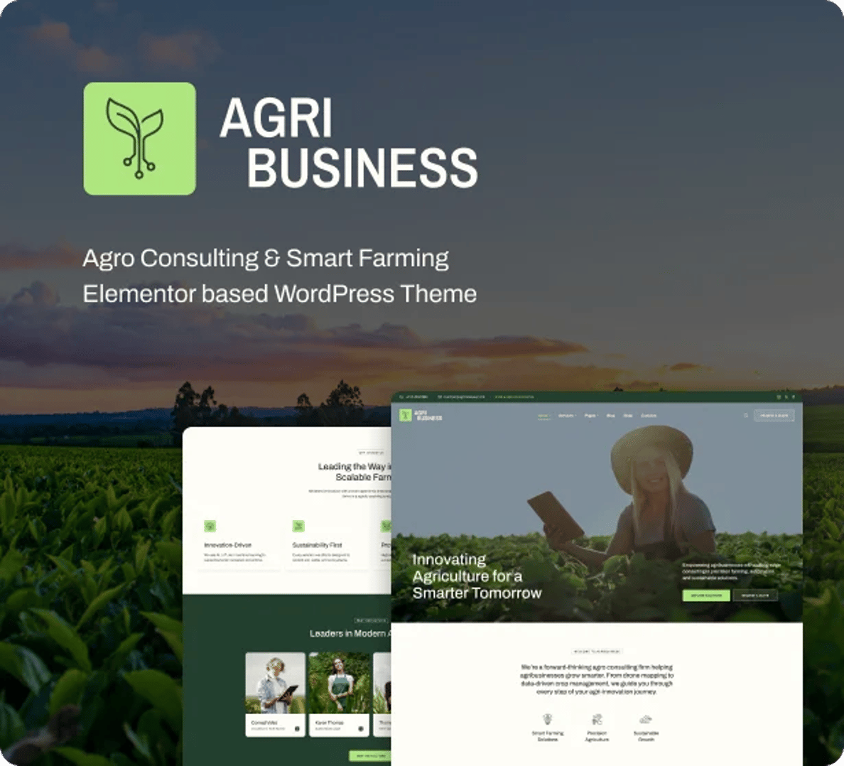 Agribusiness - Agriculture Business Consulting WordPress Theme | CMSMasters studio