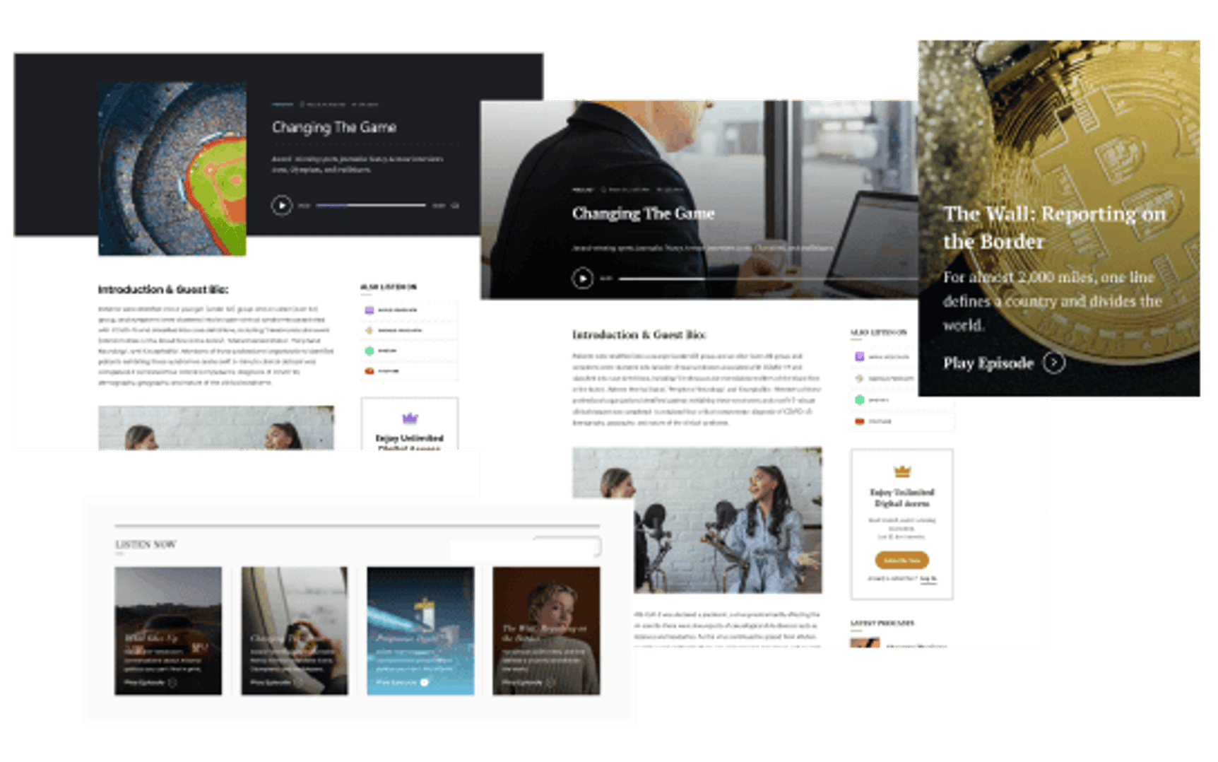 Daily Bulletin - Magazine & Newspaper WordPress Theme - Podcast Posts Layouts | Cmsmasters studio