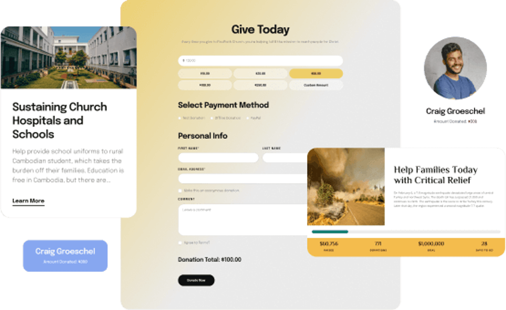 Temple of God - Religion and Church WordPress Theme - Give Plugin Integration | Cmsmasters studio