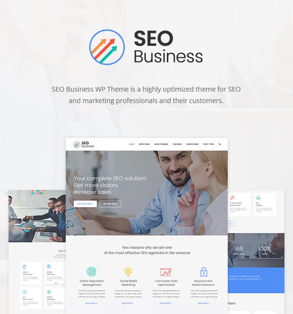 SEO Business WordPress Theme | Cmsmasters Studio