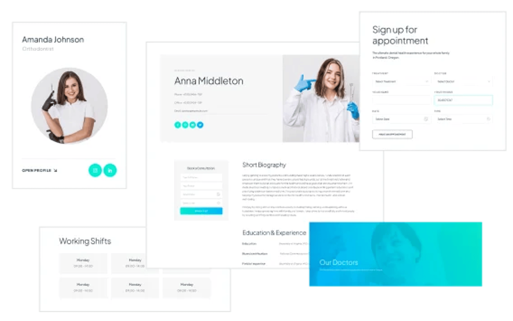 Dentalist - Medical and Dentist WordPress Theme - Doctors’ Profiles | CMSMasters studio