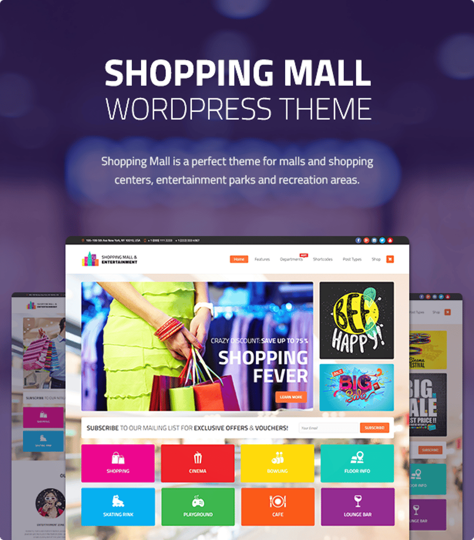 Shopping Mall - Entertainment Center and Business WordPress Theme | cmsmasters studio