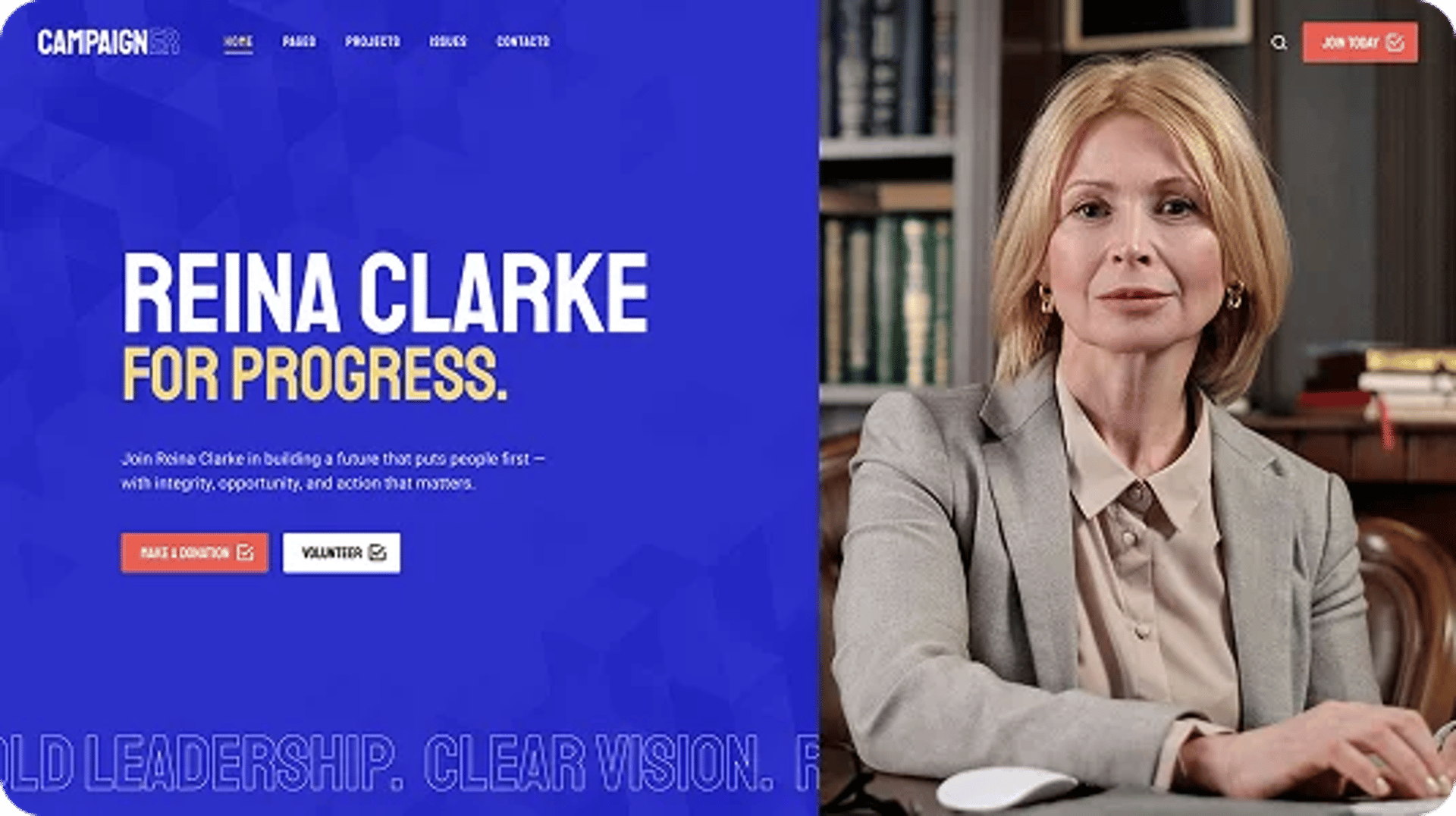Campaigner - Political Candidate & Election WordPress Theme - Political Candidate | CMSMasters studio