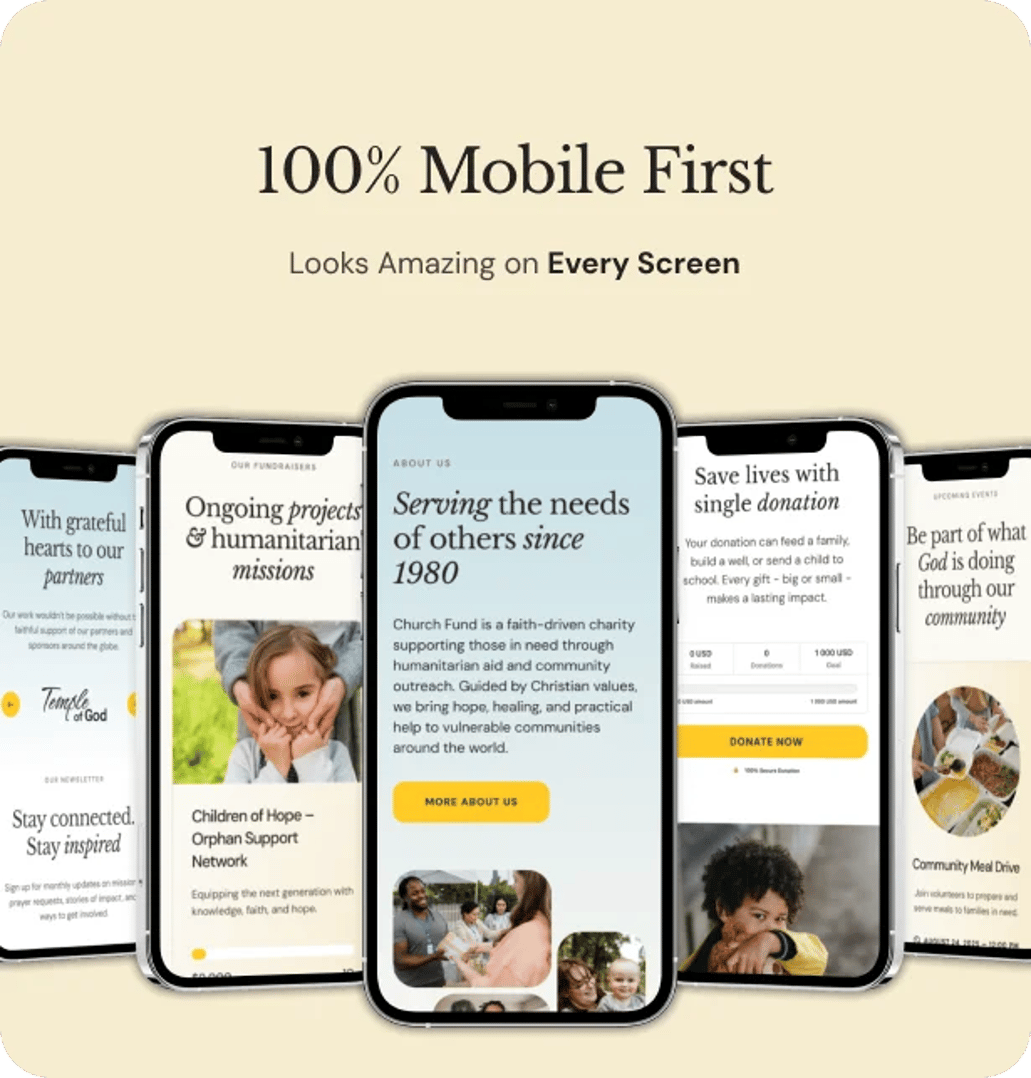 Church Fund  - Religion, NGO & Charity WordPress Theme - 100% Mobile First | CMSMasters studio