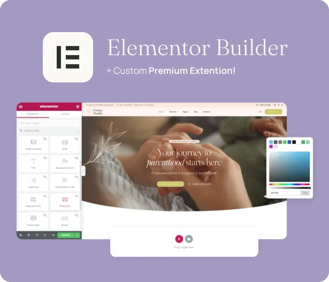 Femina Health - Fertility Clinic Medical WordPress Theme - Elementor Builder | CMSMasters studio