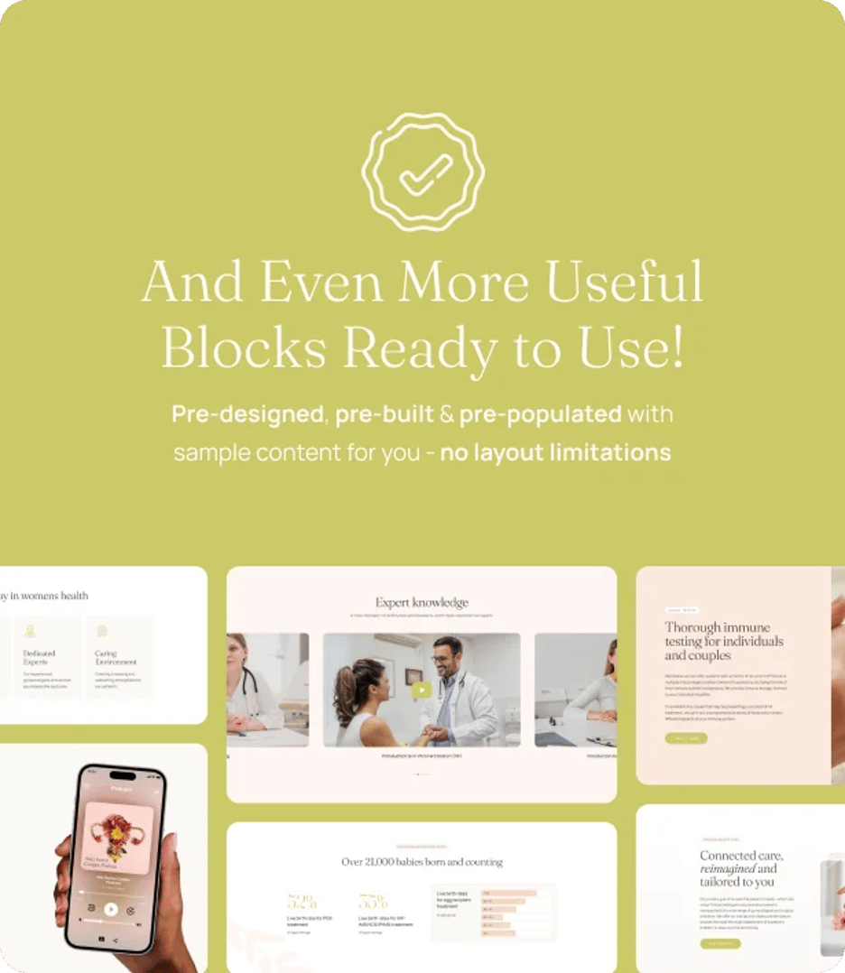 Femina Health - Fertility Clinic Medical WordPress Theme - Useful Blocks | CMSMasters studio