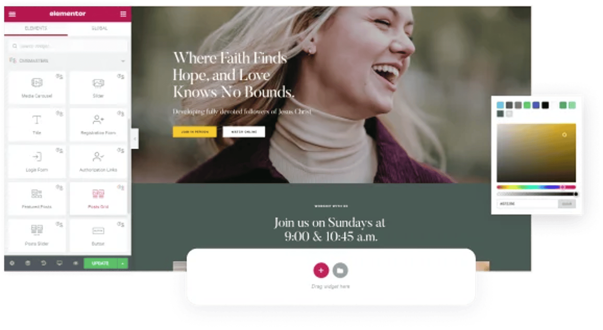 Christian - Church WordPress Theme - Elementor Builder | cmsmasters studio