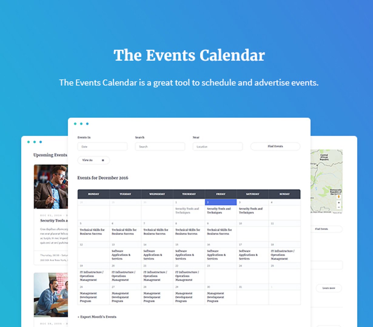 Investment Business – Finance & Consulting WordPress Theme - The Events Calendar