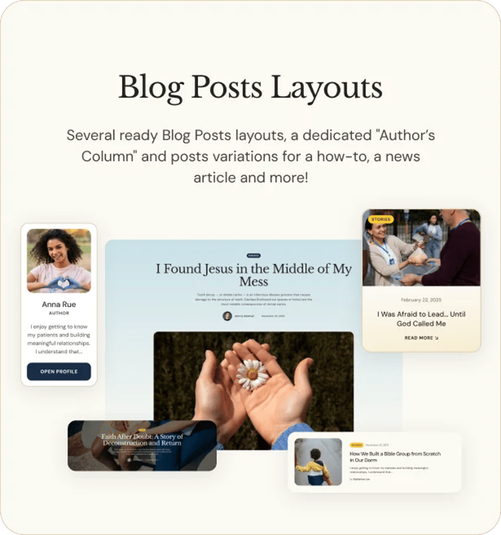 Church Fund  - Religion, NGO & Charity WordPress Theme - Blog Posts Layouts | CMSMasters studio