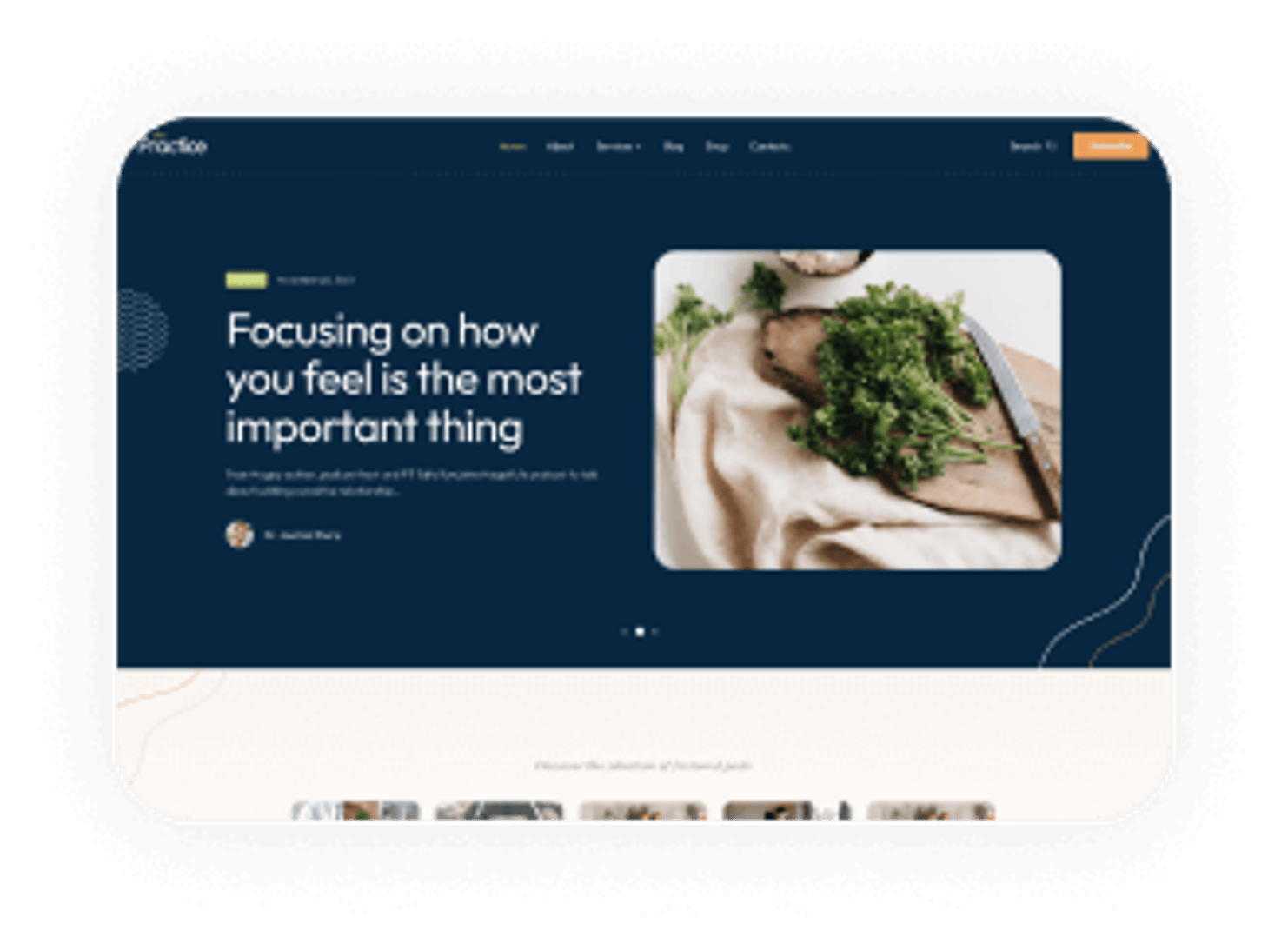 The Practitioner WordPress Theme - Blog & Podcast Demo