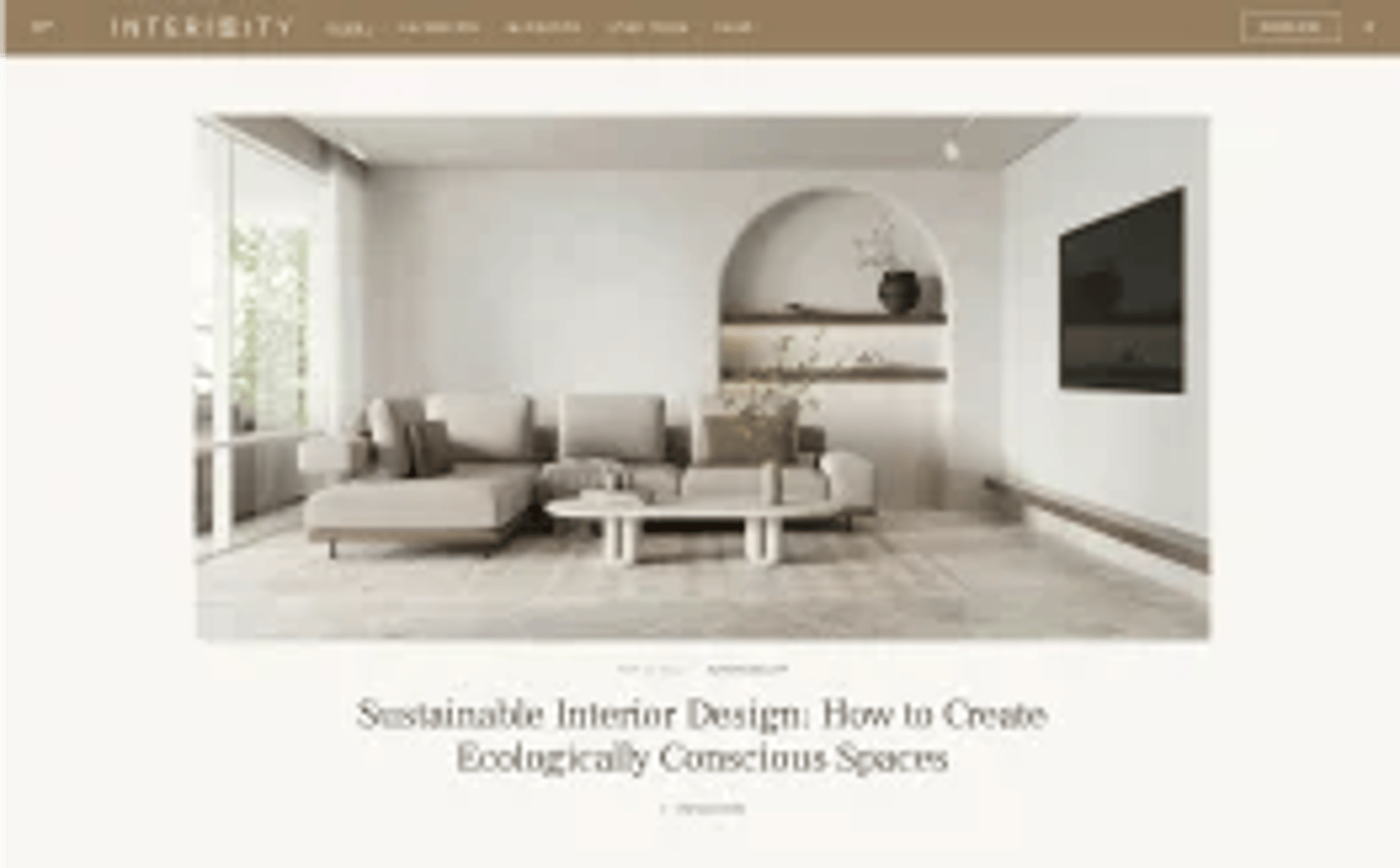Archdeco - Architecture & Interior Design Agency Portfolio WordPress Theme - Sustainable Interiors Blog | CMSMasters studio