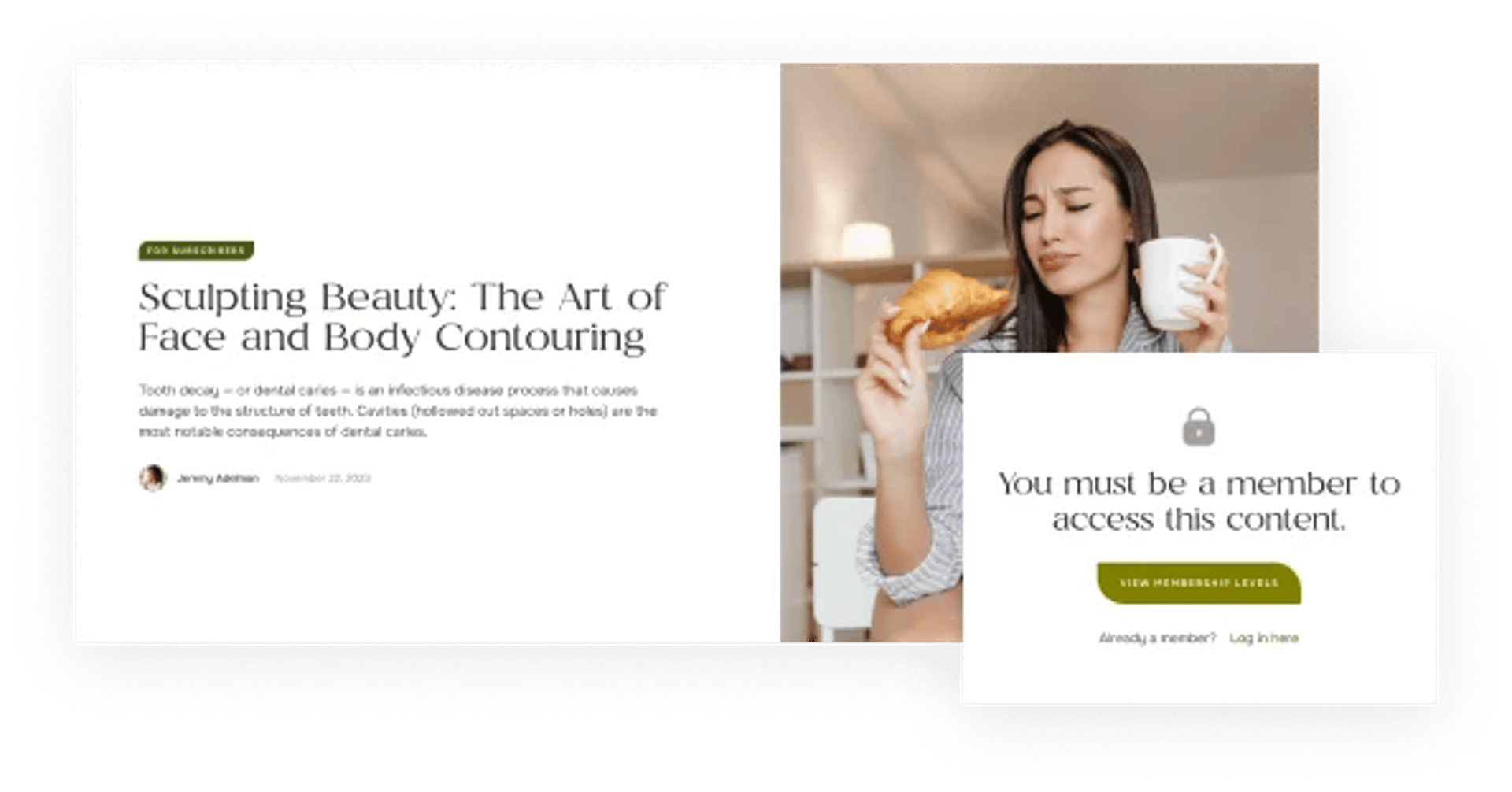 Healthify - Diet Recipes & Health Coaching WordPress Theme - Paid Memberships Pro Plugin | CMSMasters studio