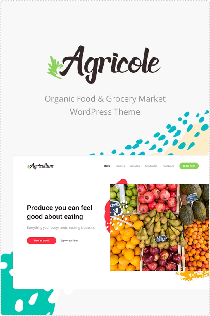 Agricole - Organic Food & Agriculture WordPress Theme | cmsmasters studio