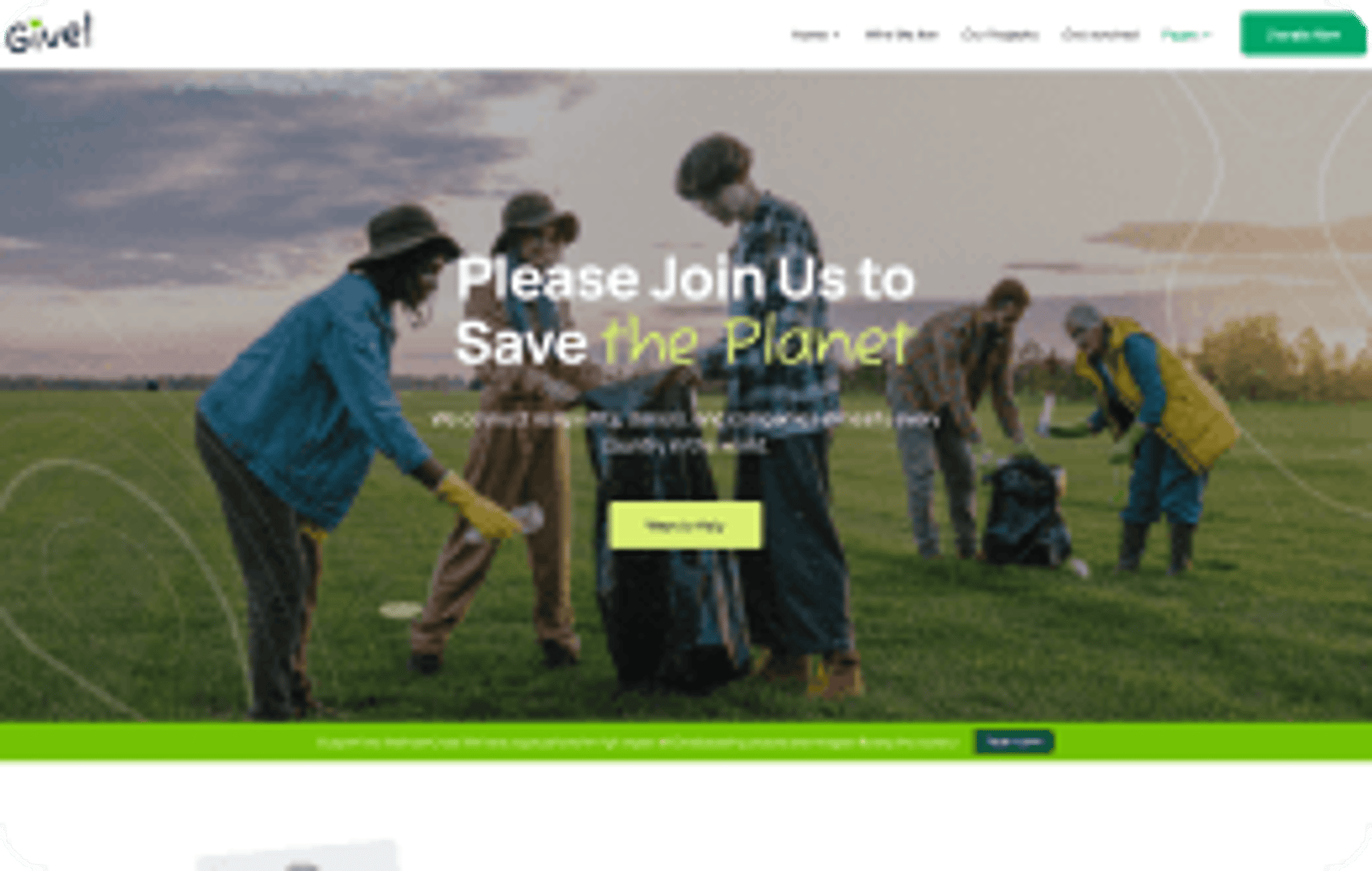 Give - NGO & Charity WordPress Theme - Environment Action Demo | Cmsmasters studio