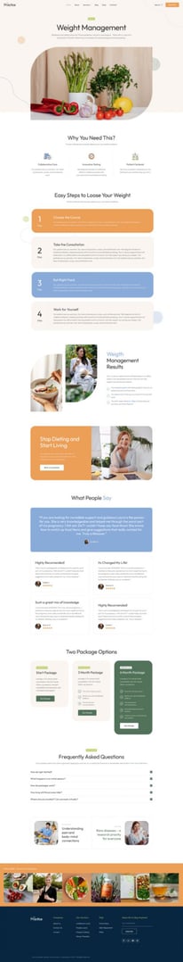 The Practitioner WordPress Theme - Open Service Template 2