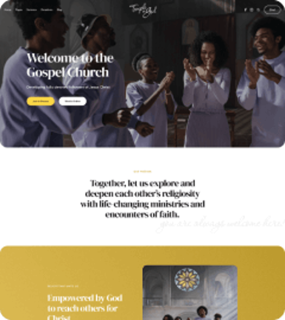 Temple of God - Religion and Church WordPress Theme - cmsmasters studio