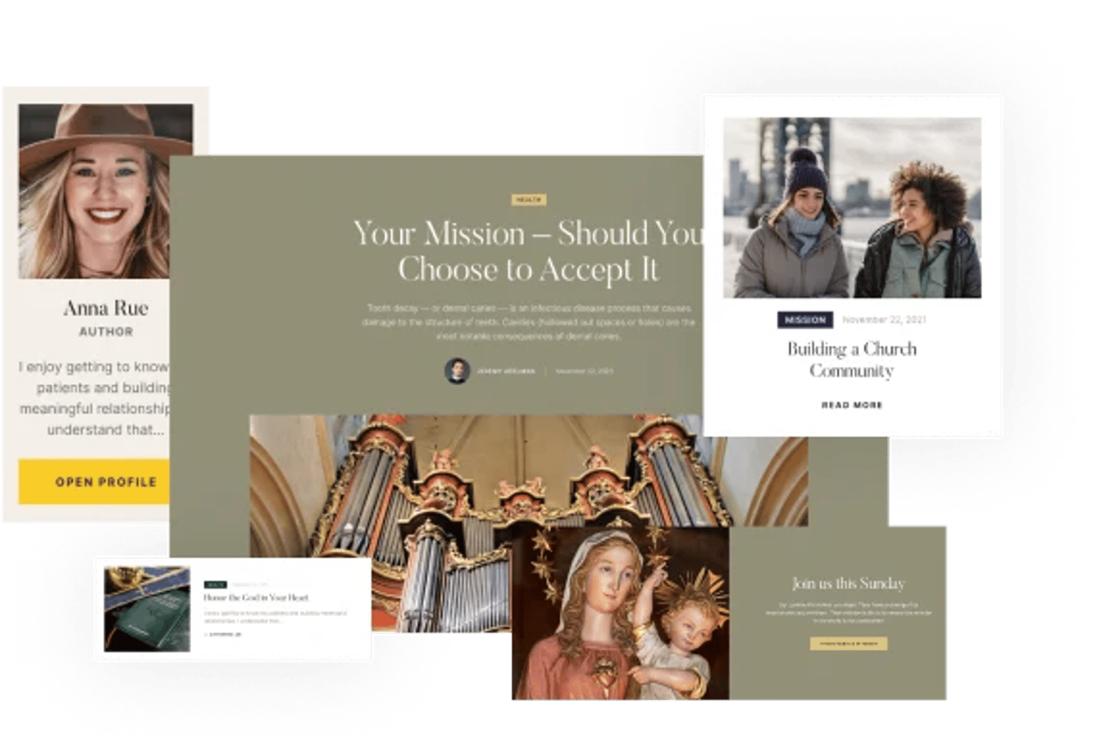 Christian - Church WordPress Theme - Blog Posts Layouts | cmsmasters studio
