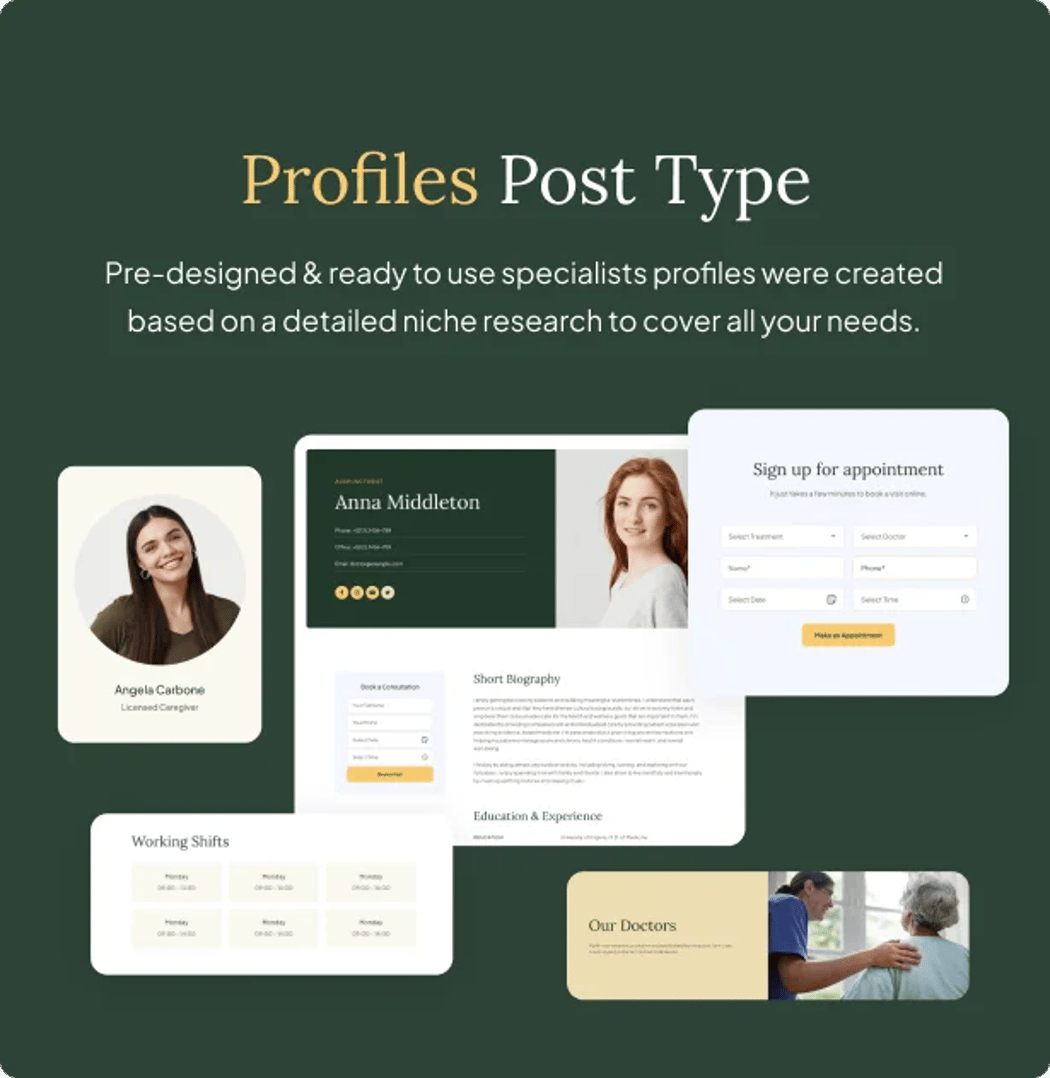 Harmony Care - Private Nursing Home WordPress Theme - Profiles Post Type | CMSMasters studio