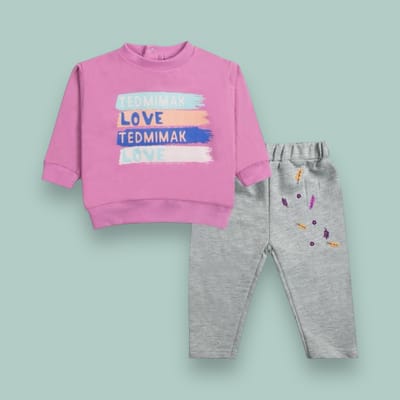 Conjunto buzo algodón love.
