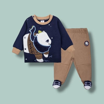 Conjunto bebé oso polar