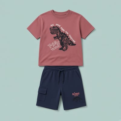 Conjunto 2 piezas  dino