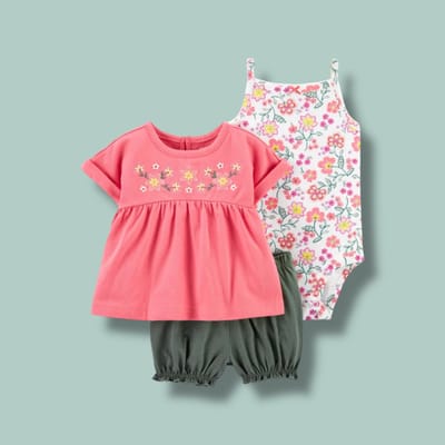 Conjunto short verde musgo
