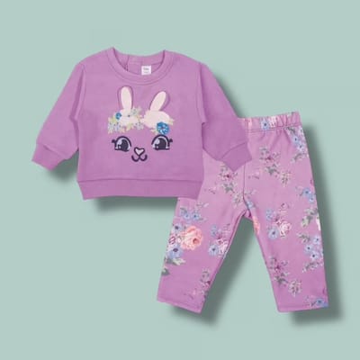Conjunto conejita púrpura otoño-invierno