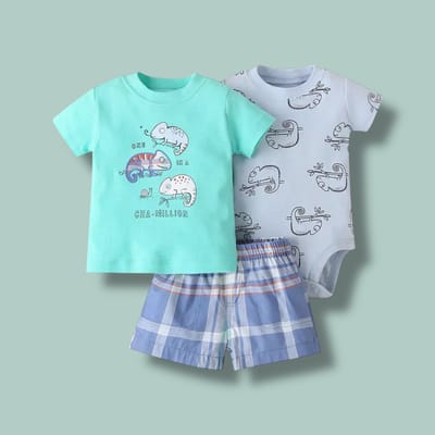 Conjunto 3 piezas camaleón 