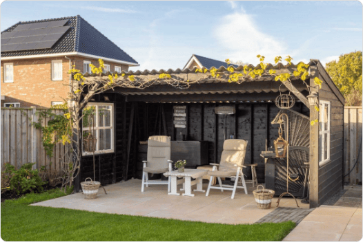 Mantelzorgwoning Model Linde -  veranda 