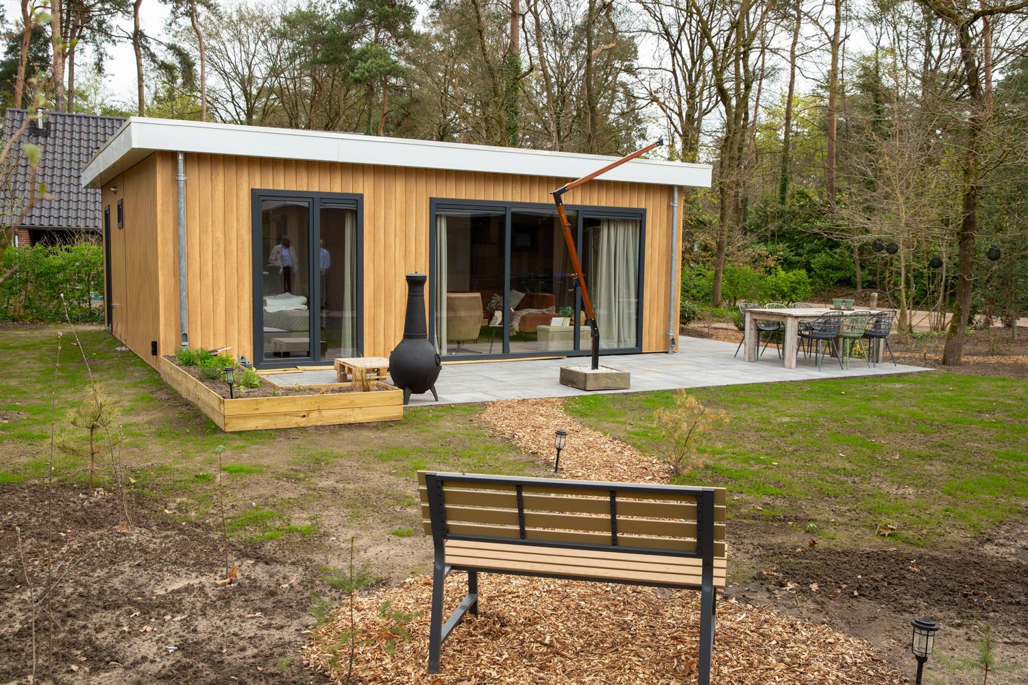 Recreatiewoning - Mantelzorgwoning Model Tulp – dubbel plat dak