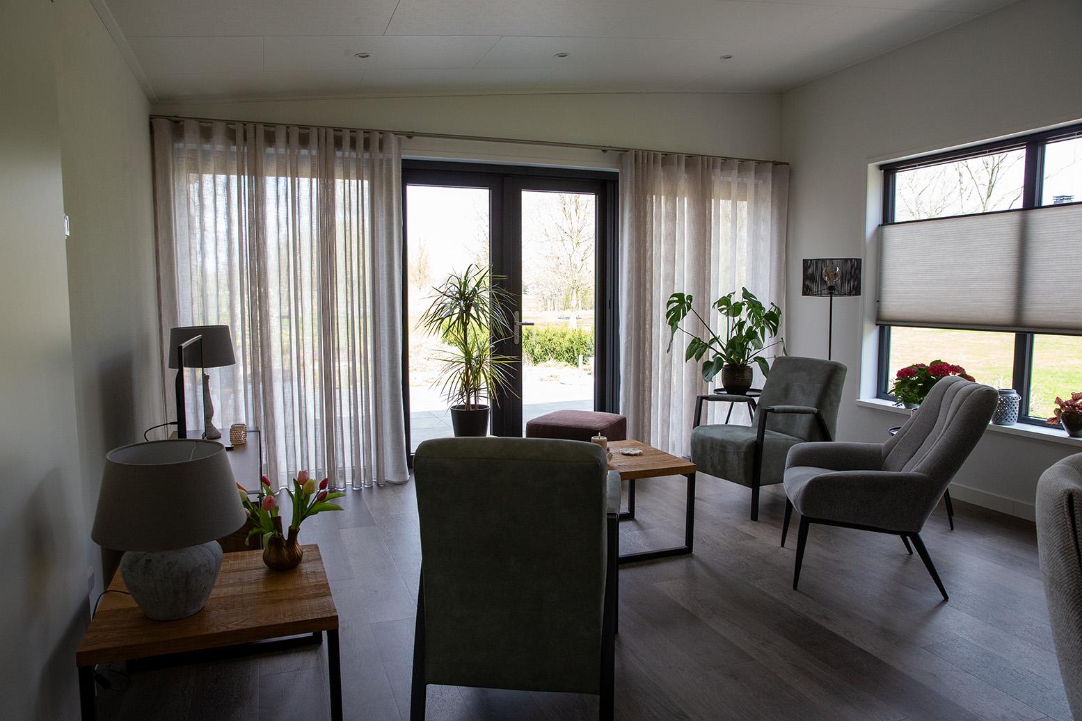 Mantelzorgwoning Model Klaproos – ruime woonkamer
