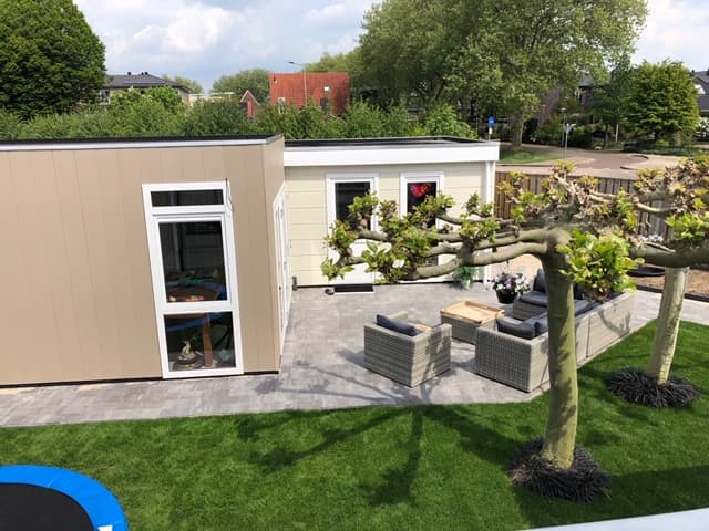 Mantelzorgwoning Model Jasmijn - platte daken