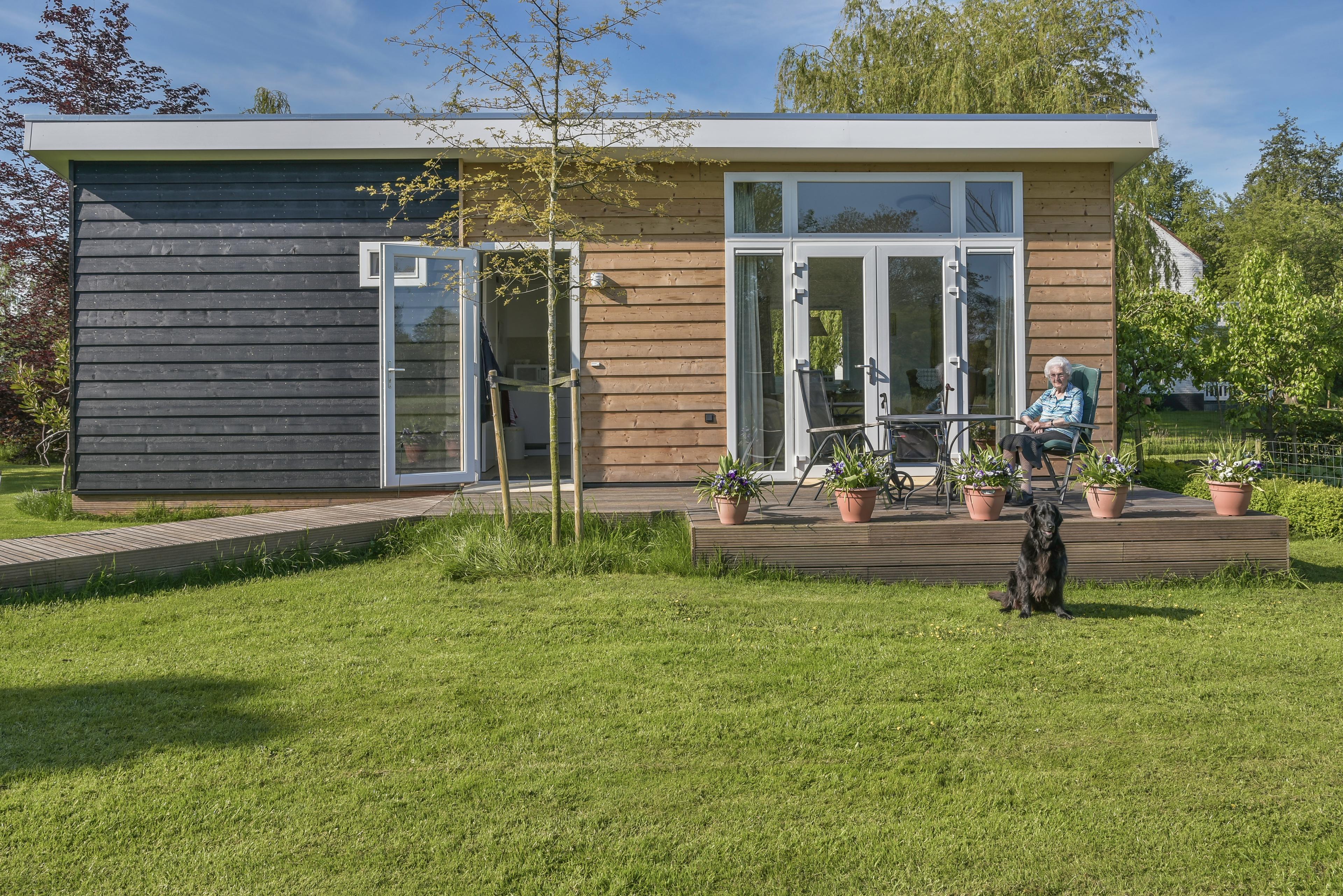 Mantelzorgwoning  Model Viool - buiten leven