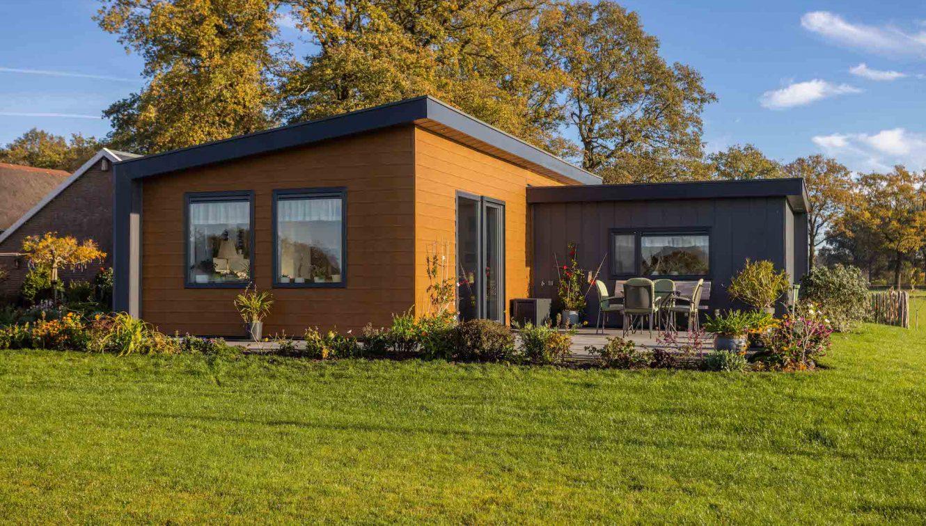 Mantelzorgwoning Model Camellia – L-vorm met terras