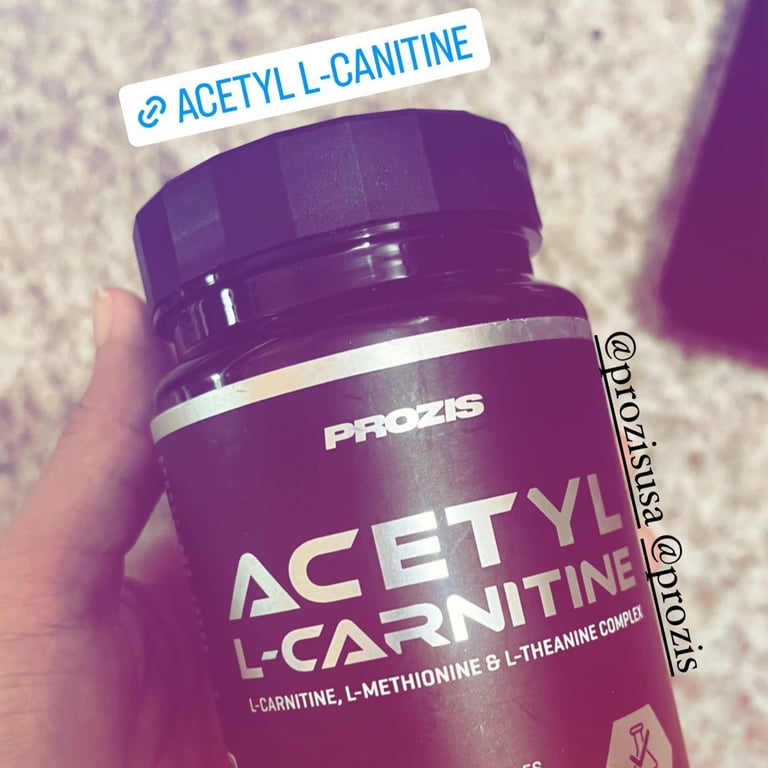 prozis acetyl l carnitine Acetil-L-Carnitina 90 cápsulas - Pérdida de Peso