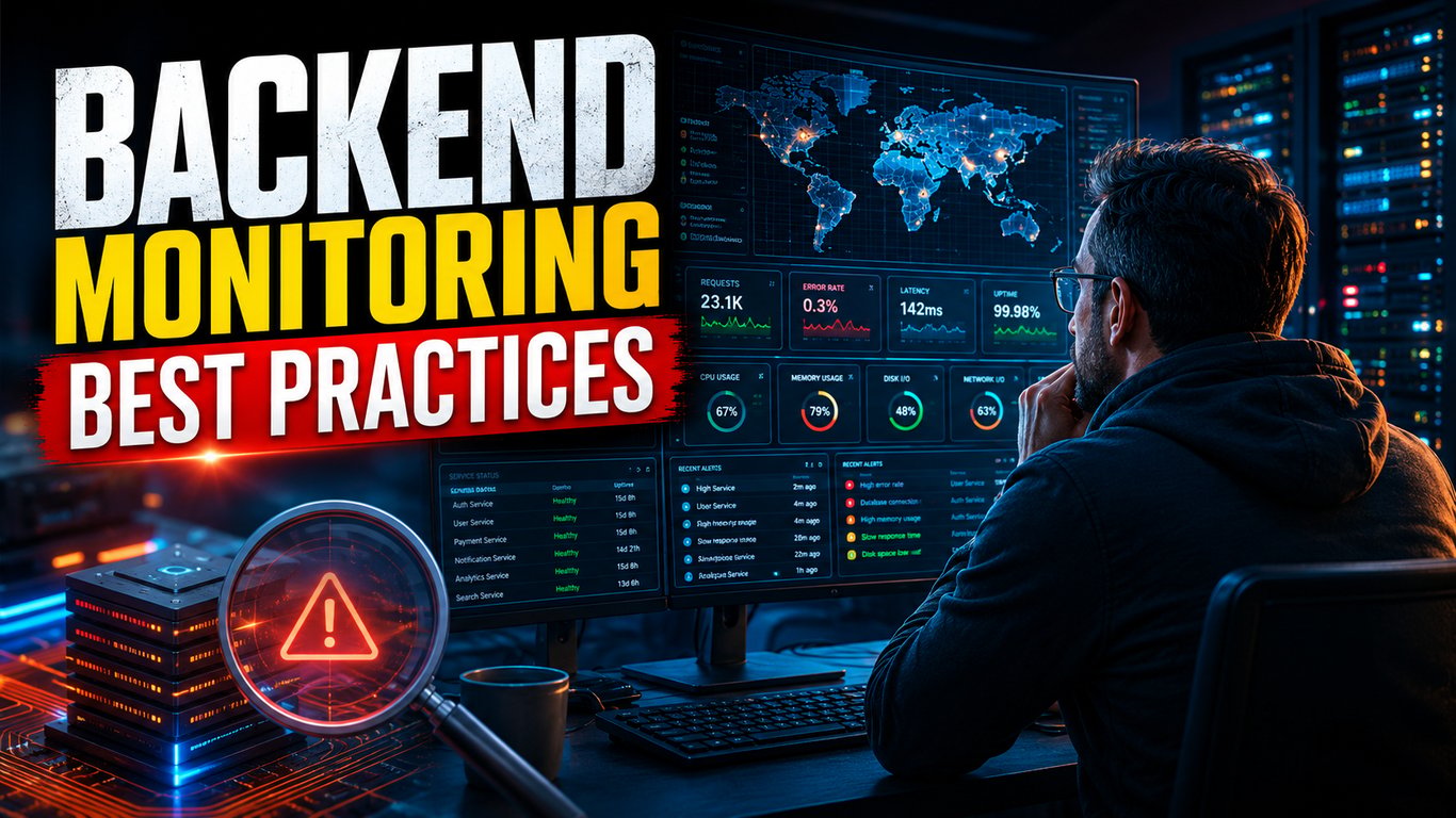 Backend Monitoring Best Practices: SLOs, Golden Signals, Alerts, and Production Dashboards