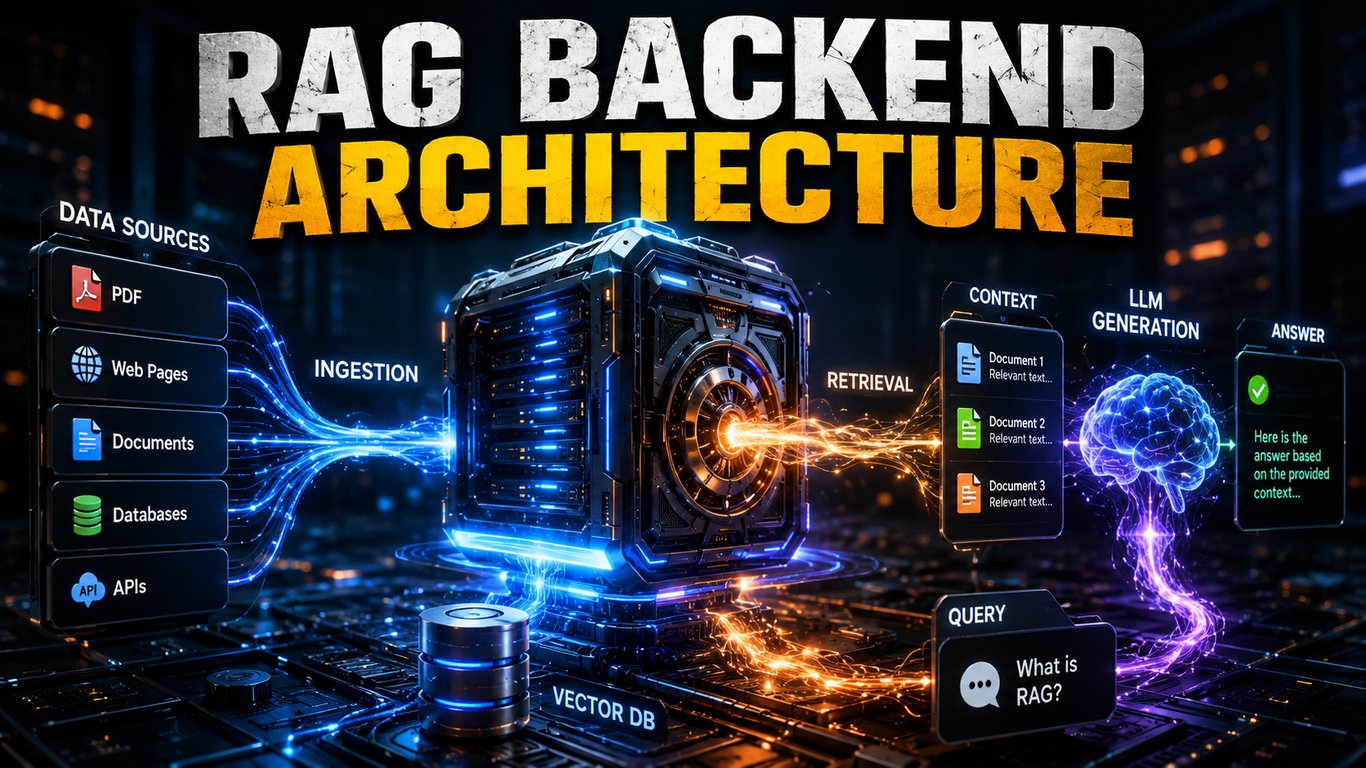 RAG Backend Architecture: Ingestion, Hybrid Retrieval, Reranking, Security, and Evals
