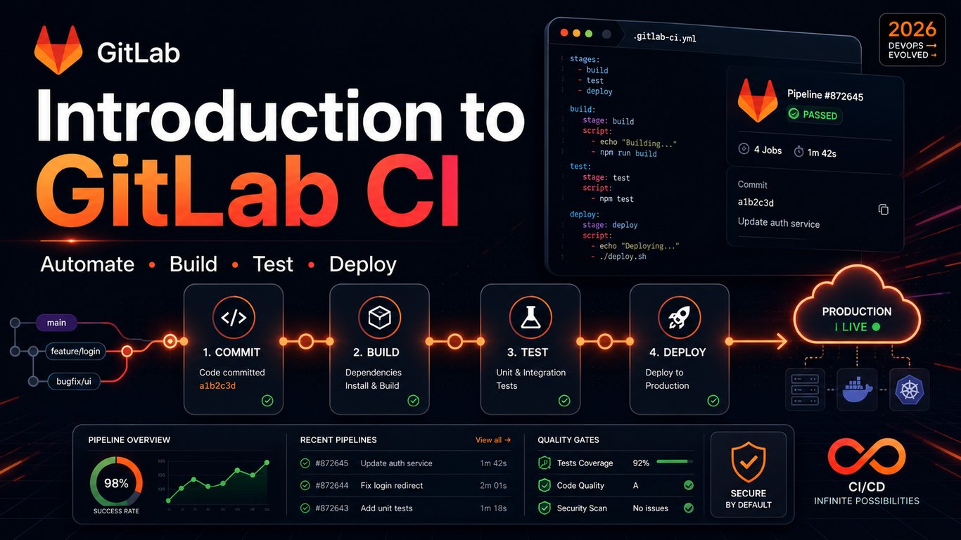 GitLab CI/CD in Production: Pipelines, Runners, Caching, Security, and Deployments