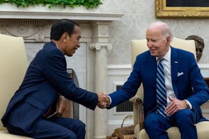 印尼總統佐科威（Joko Widodo）、美國總統拜登（Joe Biden）
