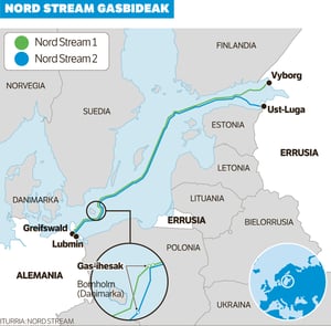 Nord Stream Gasbideak 內建 北溪管線爆炸