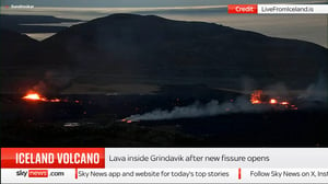 冰島一個月內兩度火山爆發