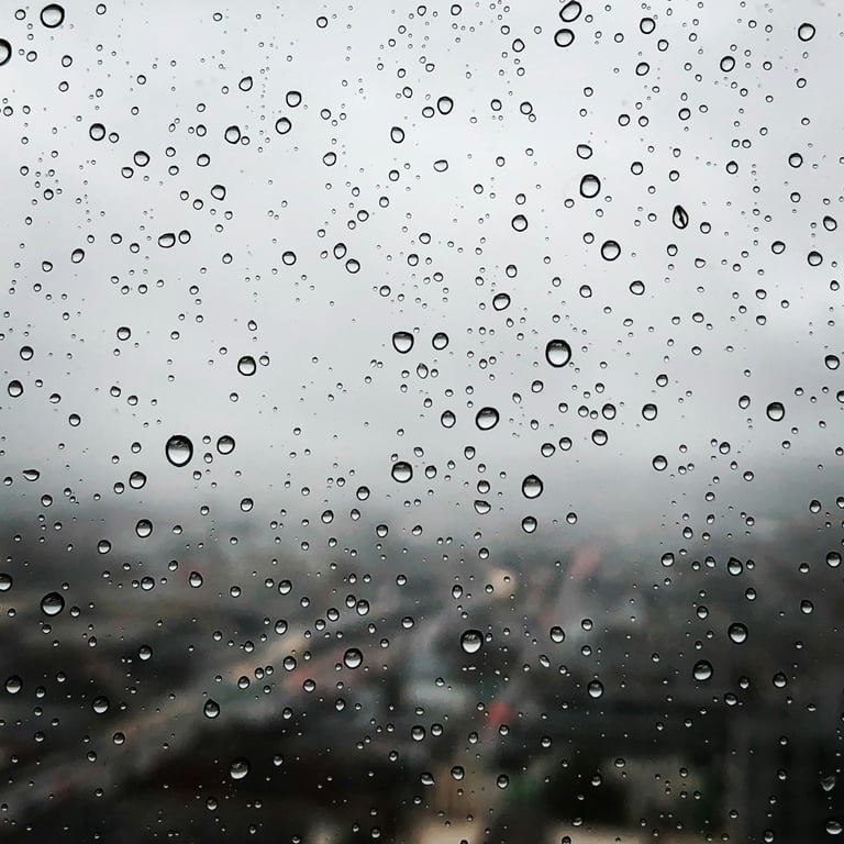 下雨、雨水、降雨、天氣